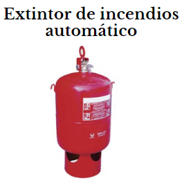 extintor de incendio automatico