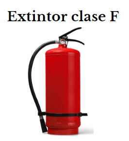 extintor clase F