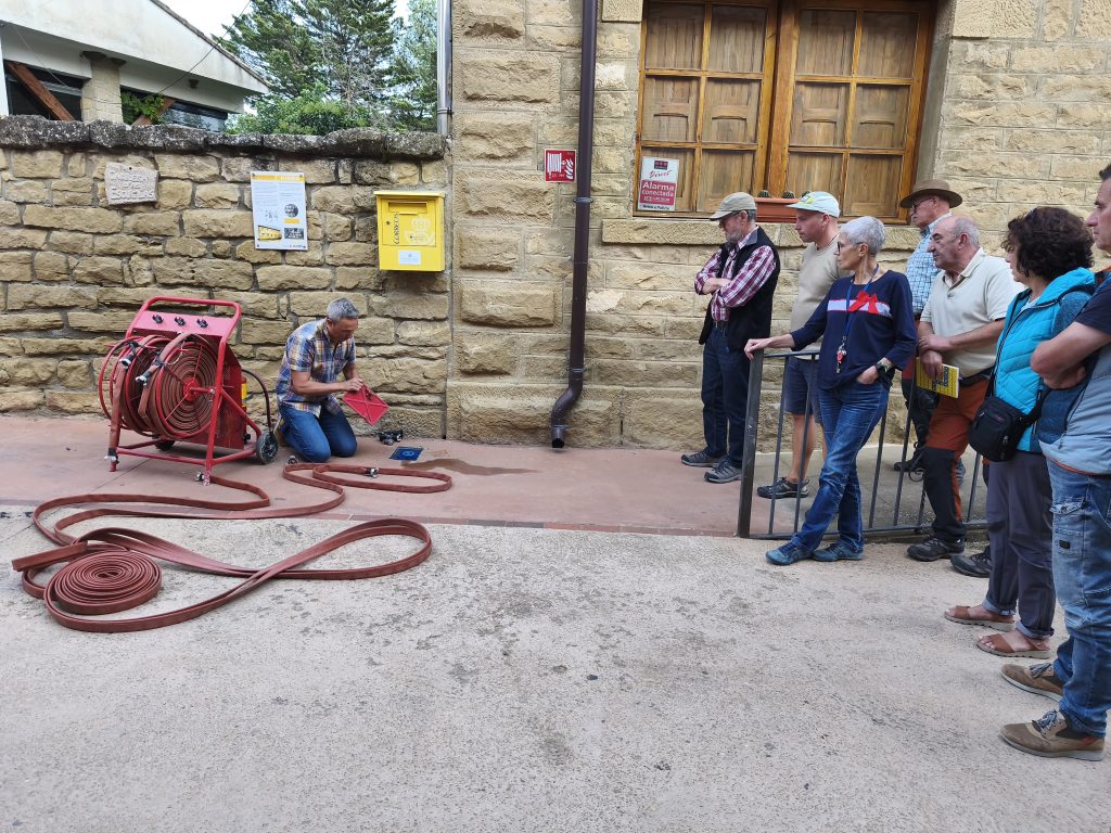 Éxito de participación en la jornada de prevención de incendios en Biscarrués