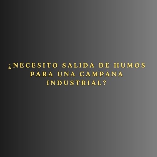 la correcta evacuación de humos es un requisito fundamental