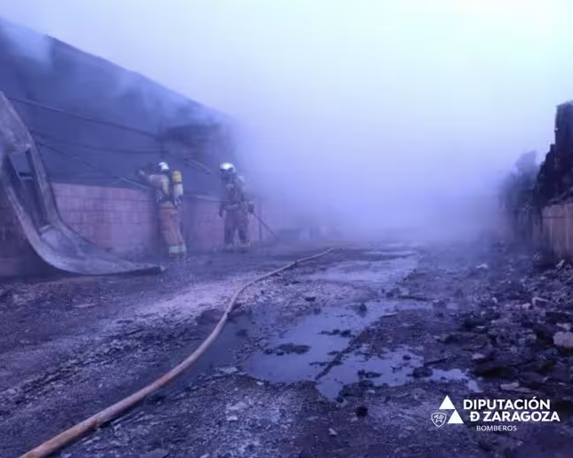 Incendio en naves porcinas de Sancho Abarca acaba con 1.500 lechones y 25 madres de cría