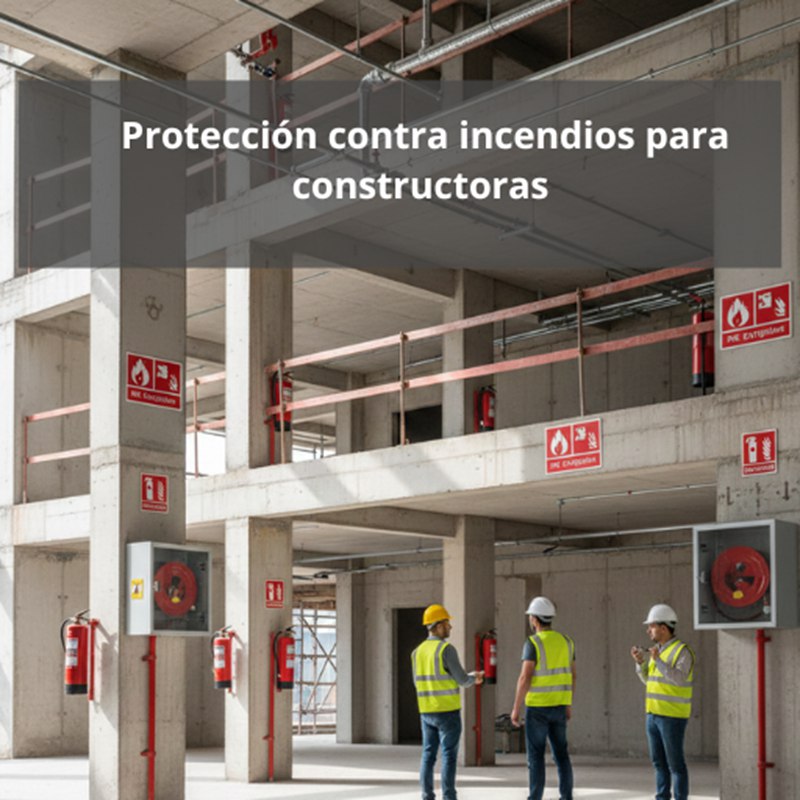Protección contra incendios para constructoras. La seguridad como eje estratégico en la edificación actual.