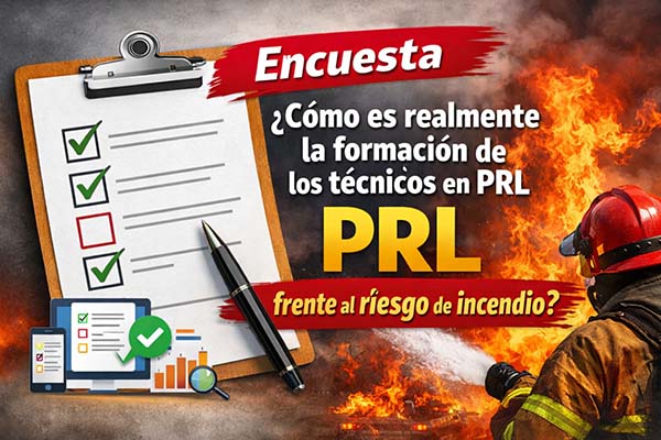 La formación en prevención de incendios ante el escrutinio profesional. Una encuesta académica que interpela a la práctica real de la PRL.