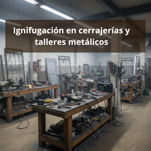 Ignifugación en cerrajerías y talleres metálicos